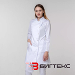 Халат медицинский на пуговицах