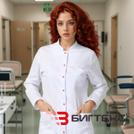 Халат медицинский на кнопках