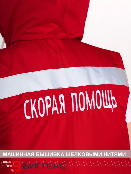 Жилет утеплённый унисекс, одежда  скорая помощь