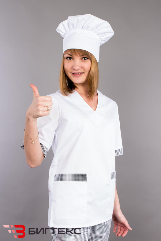 Рубашка кондитерская, женская