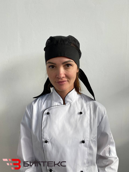 Бандана поварская с сеткой
