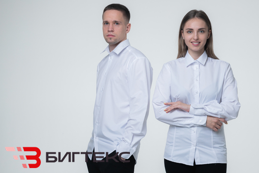Рубашка белого цвета 