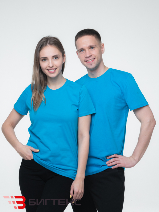 Футболка голубого цвета 