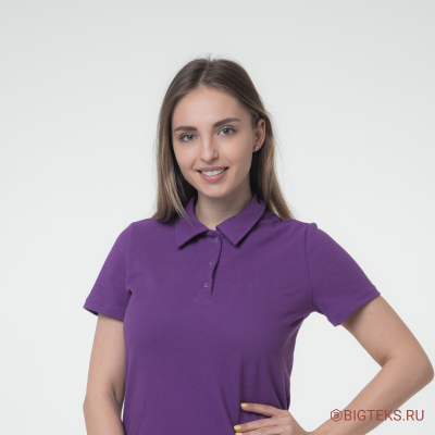 Рубашка-поло фиолетового цвета 