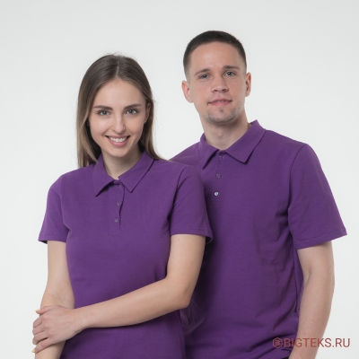 Рубашка поло фиолетового цвета 