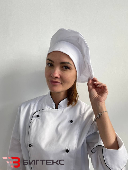 Поварской берет, белый